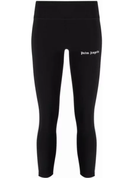 Leggings Palm Angels cu imagine negru