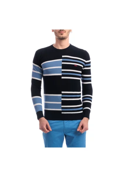 Sweter Harmont & Blaine niebieski