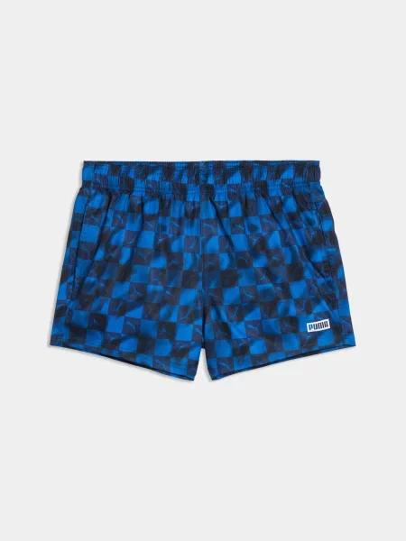 Шорти для плавання PUMA Swim Printed Cat Sh комбінований верх синій