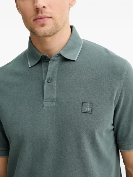 Tricou polo Marc O'polo cu autograf verde