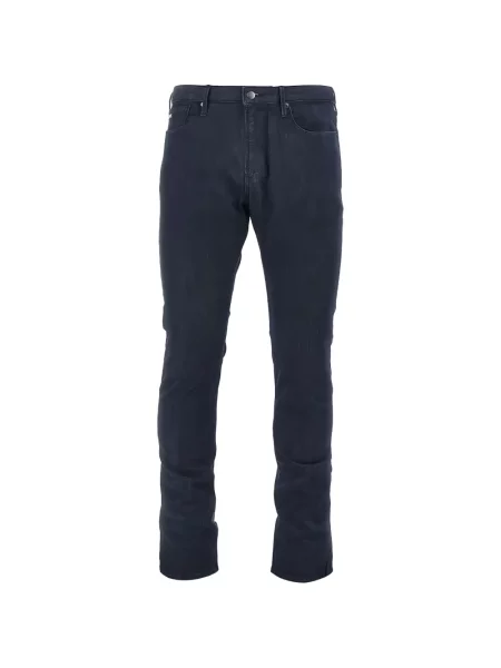 Blugi Emporio Armani cu autograf albastru