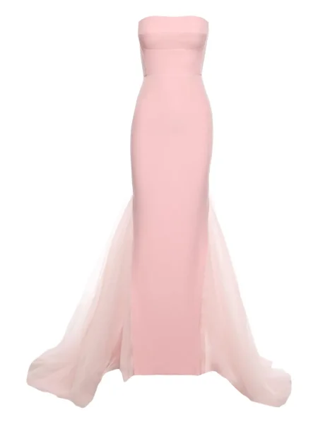 Sukienka V:pm Atelier tiulowa bez ramiączek różowa