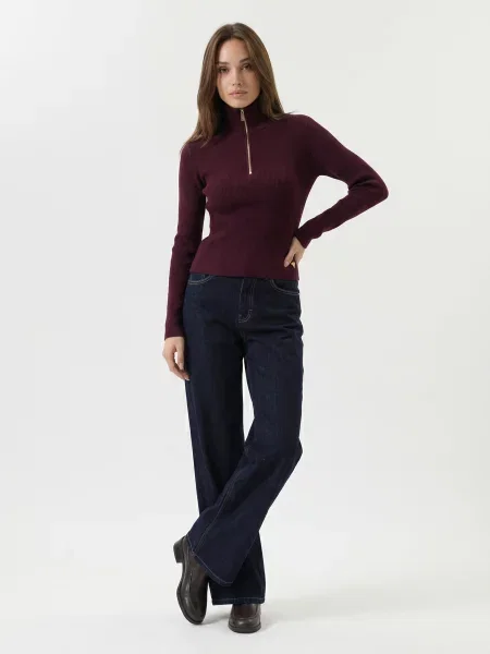 Светр J.b4 Just Before бордовий