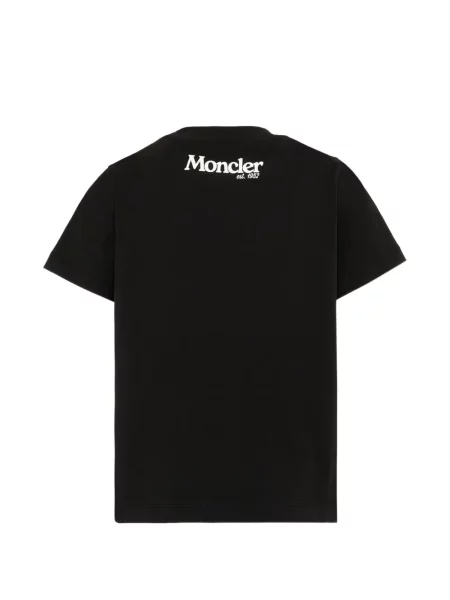 Koszulka dziecięca Moncler Enfant czarna