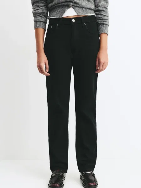 Pull&Bear Jeans denim negru