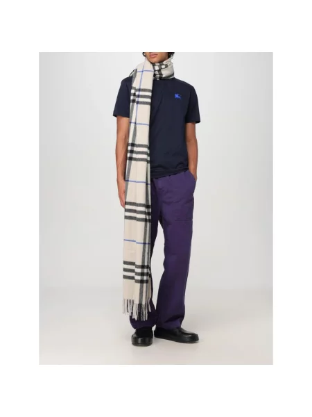 Koszulka Burberry niebieska