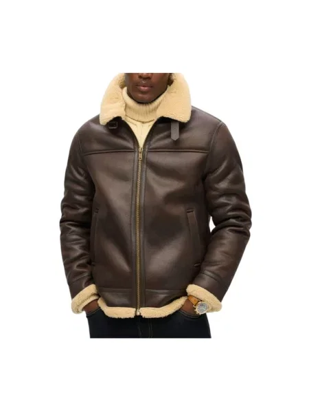 Kurtka Superdry brązowa