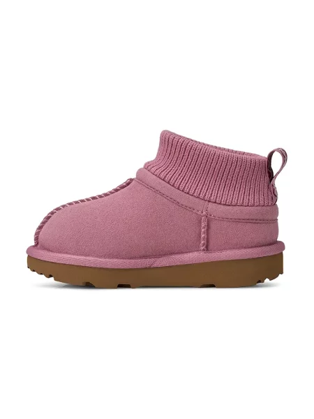 UGG снігові чоботи зимові дитячі замшеві CLASSIC ULTRA STRETCH CUFF