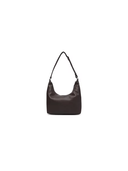 Calvin Klein Ročna torba Webbing Strap Md Shoulder Bag Temno rjava
