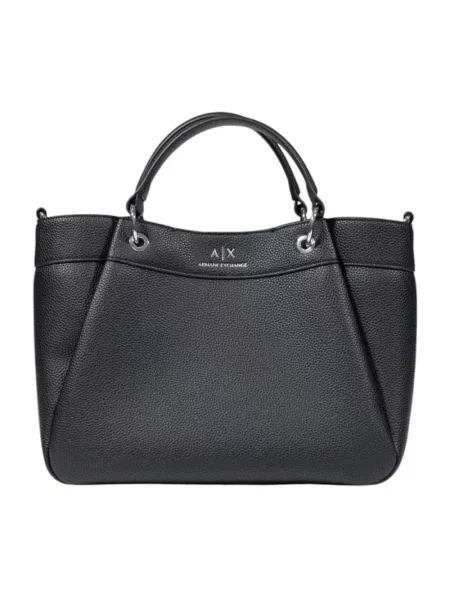 Torebka Armani Exchange skórzana czarna