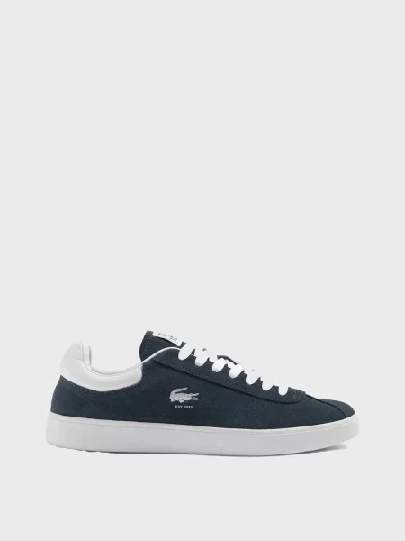 Замшевые кроссовки Lacoste синие