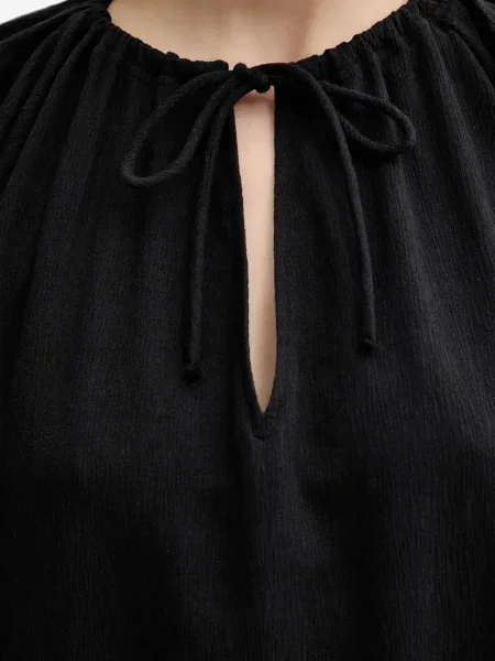 Rochie midi Samsøe Samsøe până la genunchi de costum negru