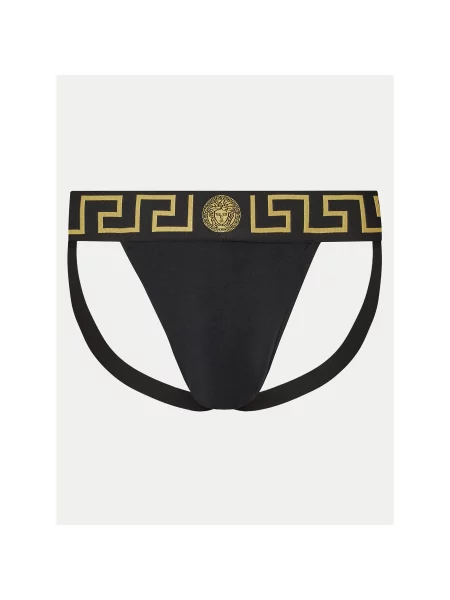 Versace Gaće Jock Strap crna