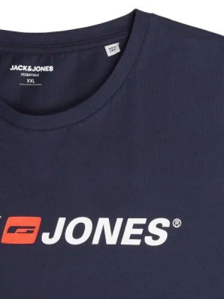 T-shirt z nadrukiem z logo Jack & Jones niebieska