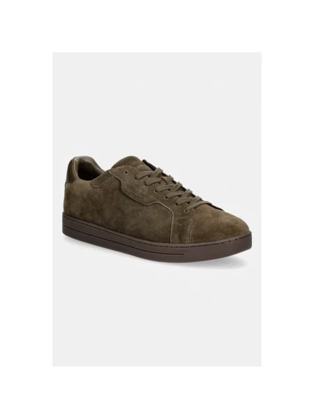 Michael Kors Keating Lace Up sneakersy zamszowe zielone
