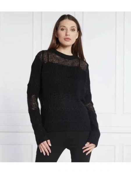 Liviana Conti de lână pulover negru