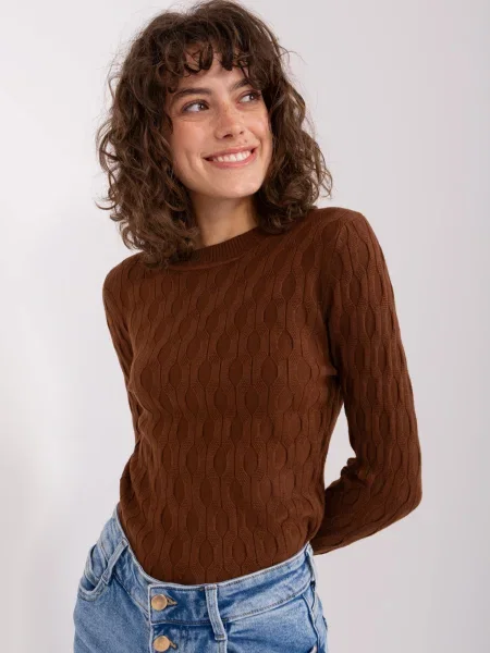 Pulover Fashionhunters maro