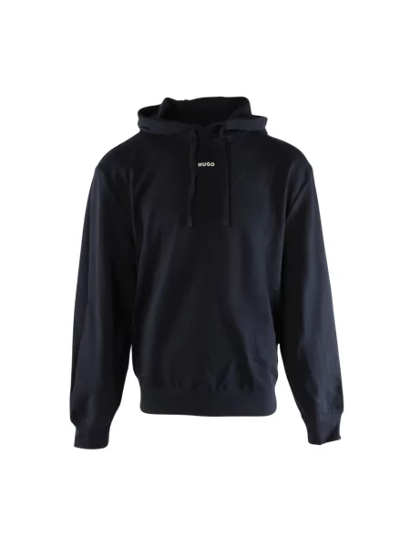 Bluza z kapturem Boss niebieska