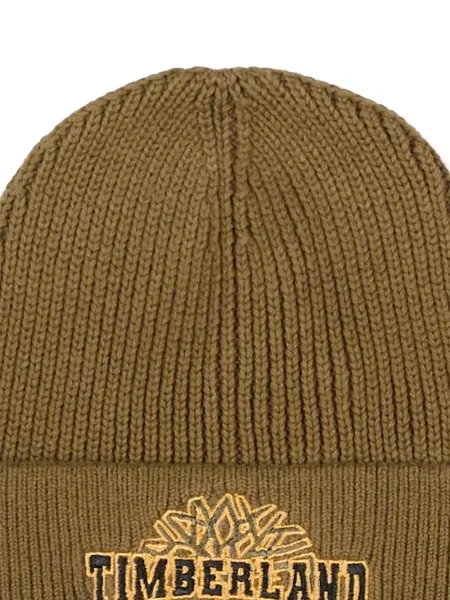Czapka dziecięca Timberland brązowa