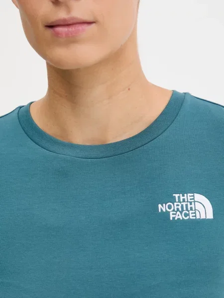 Футболка The North Face Crop S/S Tee зелений