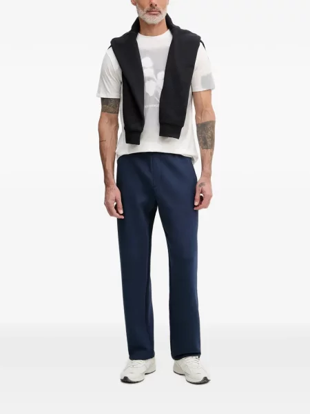 Pantaloni Armani Exchange alergare cu cordon albastru