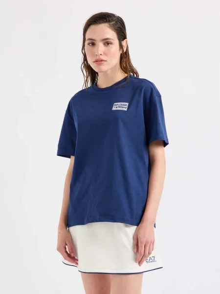 Футболка Ea7 синяя