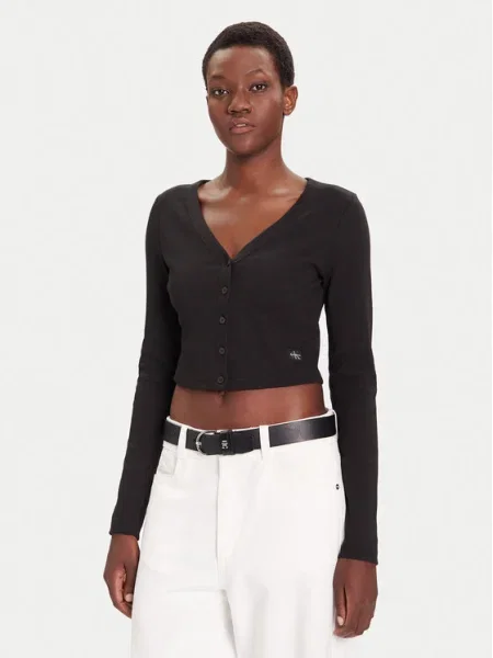 Calvin Klein Jeans Cardigan negru