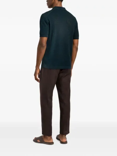Πλεκτό polo Orlebar Brown πράσινο