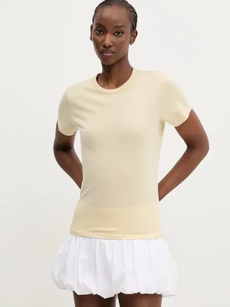 Tričko Abercrombie & Fitch žlutá