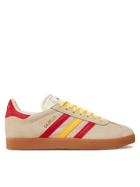 Кроссовки Adidas Gazelle бежевые