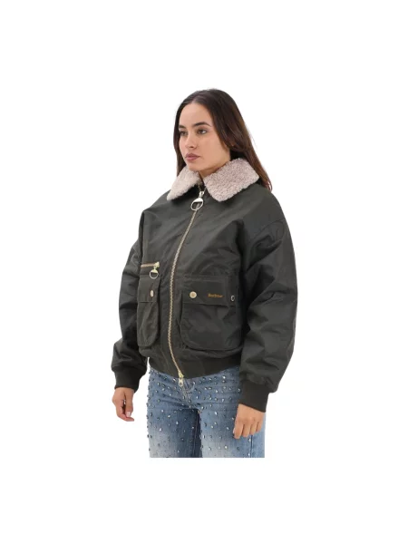 Kurtka bomber Barbour zielony