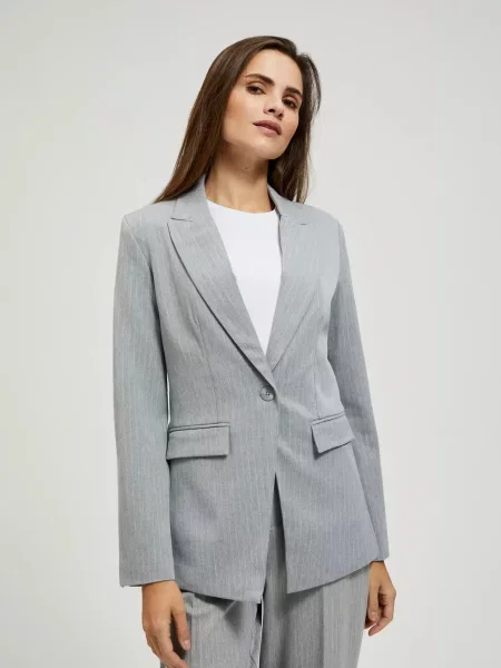 Marynarka Marisse w paski biała