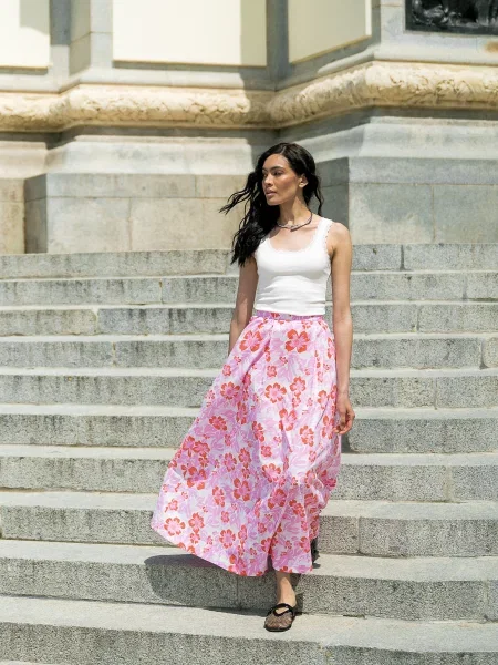 Спідниця максі Gepur рожевий