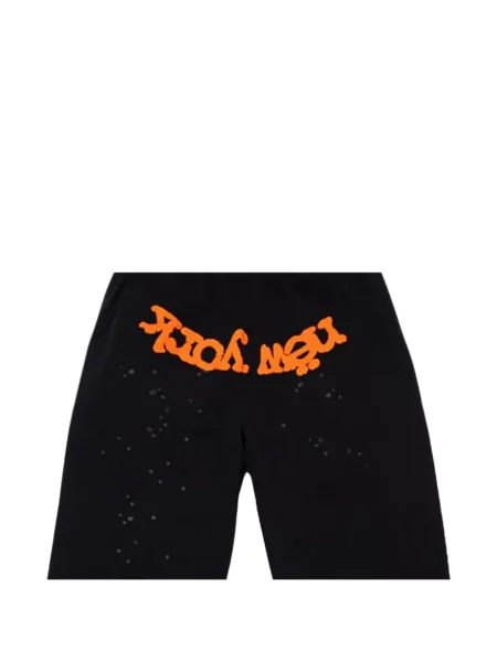 Pantaloni Sp5der alergare negru