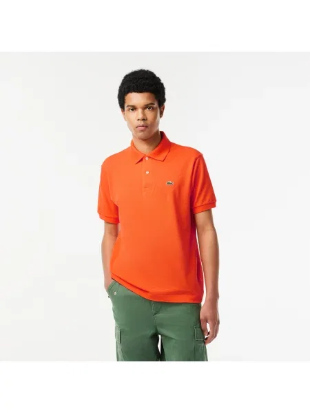 Lacoste Koszulka Polo Oryginał Petit Piqué żółta