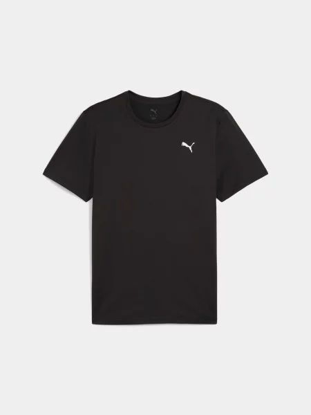 Футболка спортивна PUMA M Tad Ess Solid Cat Tee Lc комбінований верх чорний