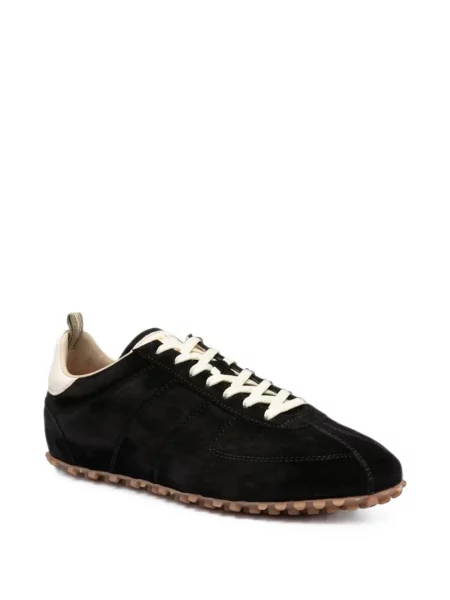 Sneakerși Officine Creative din piele de căprioară negru