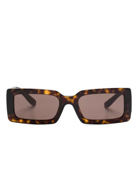 Ochelari de soare Dolce & Gabbana Eyewear cu autograf maro