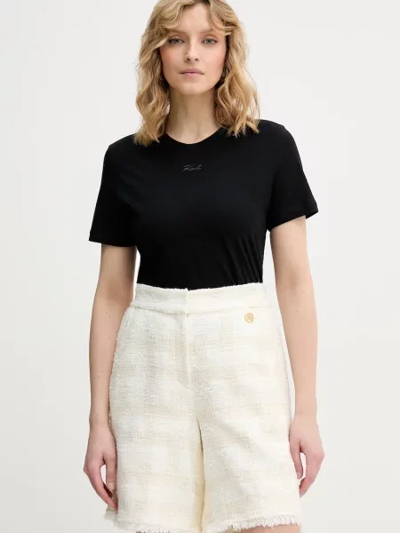 Karl Lagerfeld Tričko ESSENTIAL' čierna
