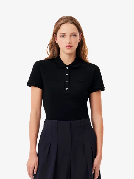 Поло Lacoste чорне