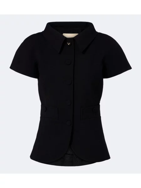 Geacă Valentino de lână negru