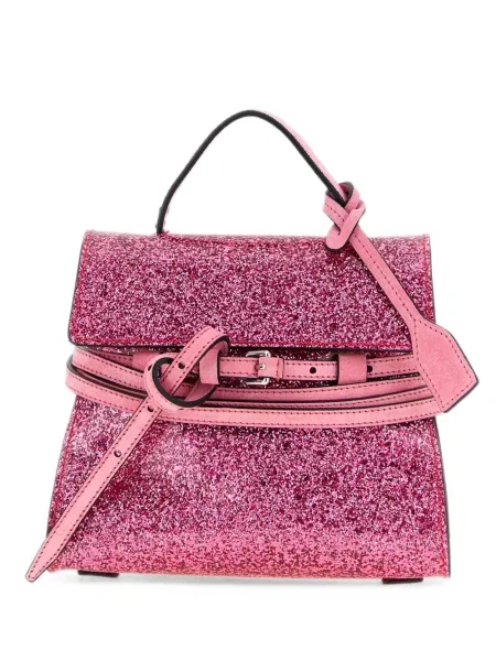 Geantă shopper Moschino cu legături roz