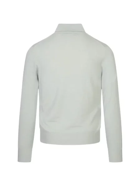 Pulover Canali tricotate gri