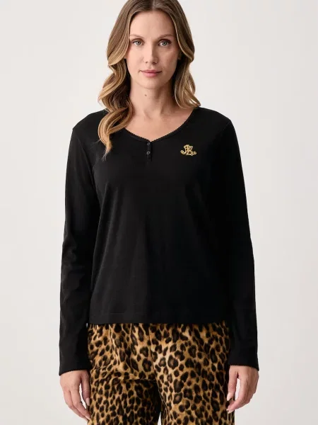 Lauren Ralph Lauren dvojdielne pyžamo dámske hnedá