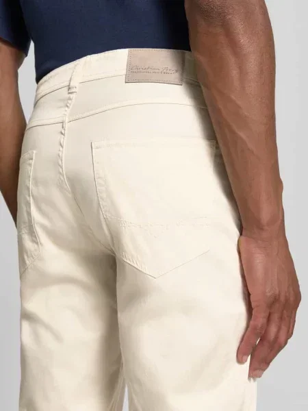 Spodnie o kroju regular fit z lekkiej bawełny Christian Berg Men