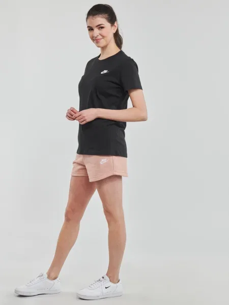 Pantaloni scurți Nike din material terry roz