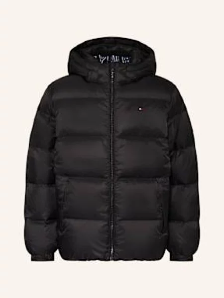 TOMMY HILFIGER Přechodná bunda ESSENTIAL' černá