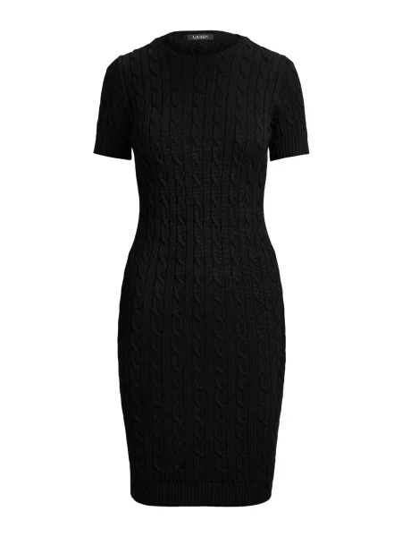 Lauren Ralph Lauren Rochie tricotat negru