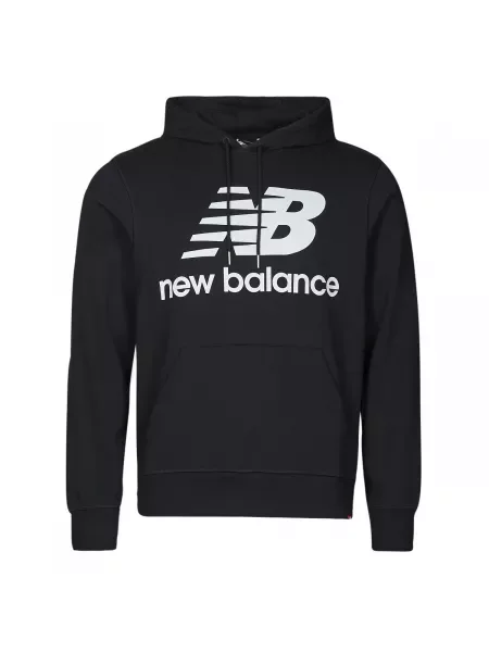 Majica New Balance s autogramom crna