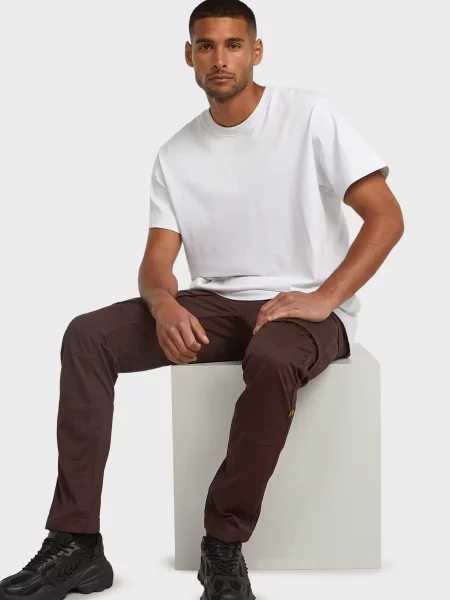 Штани карго G-star Raw коричневі